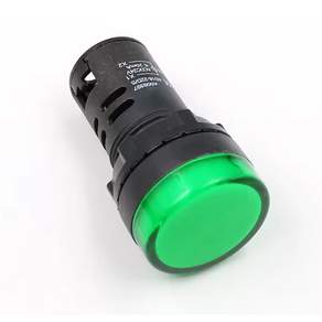 DC12V 시그널 LED 램프 그린 녹색 22mm
