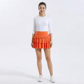3단 캉캉 스커트 라인댄스복 댄스치마