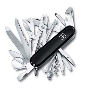 VICTORINOX(빅토리녹스) 나이프 스위스 챔프 BK 1.6795.3 [ 보증 첨부]