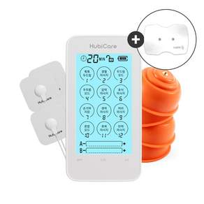 휴비딕 EMS 스마트 저주파 마사지기 터치형 HMB-5000 흡착패드 세트 + 대형패드 1장