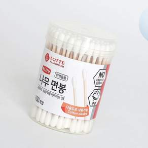 gn 자작나무 면봉 귀이개 100p 원형 cotton swab 코튼 귀이개 이어브러시