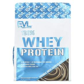 Evlution Nutrition 웨이 프로틴 더블 리치 초콜릿 맛
