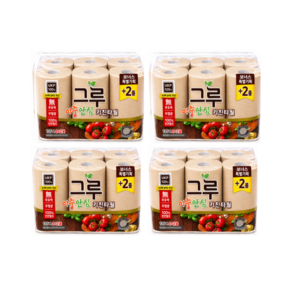 그루 이중안심 천연펄프 키친타올