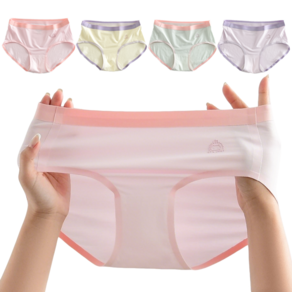 얇고 부드러운 80수모달 편안한 착용감 여아삼각팬티 4장세트