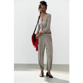 국내배송 자라 ZARA 레이어드 재킷 탑 그레이 밍크 5644811722 2176373