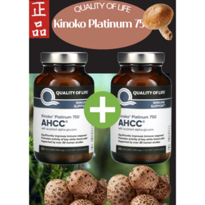 키노코 플래티넘 AHCC 면역지원 750mg 60캡슐