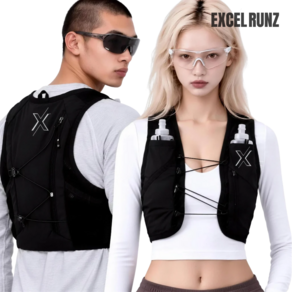 EXCELRUNZ 러닝조끼 트레일 런닝 베스트 가방