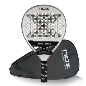NOX AT10 ML10 LA10 3K 12K 팔라 파델 프로페셔널 소프트 카본 파이버 테니스 라켓 장비 보드 라켓 24시간