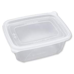 버디팩 PP 고강도 투명 밀폐 사각용기 특대 1550ml 삼계탕 용기 전자렌지 가능