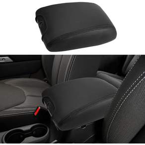 CEBAT 센터 콘솔 암레스트 박스 커버 긁힘 방지 가죽 자동차 중앙 보호 패드 실내 장식 액세서리 Dodge Charger 2011-2023 및 Chrysler 300