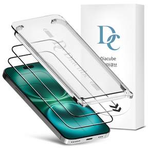 다이아큐브 셀프먼지제거 부착키트 지문인식 3D 풀커버 강화유리필름