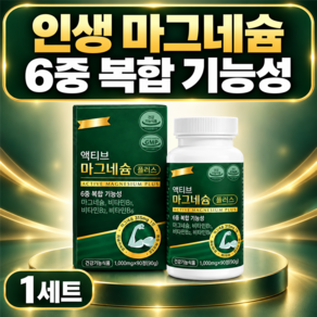 젖산 마그네슘 식약처인증 이시형박사 증정(12개 구매시) / 고함량 인생 마그네슘 식약처인증 가이아커머스