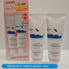 라운드랩 자작나무 수분 톤업 선크림 기획