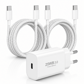 PD 25W c타입고속 충전기 + C타입 60W 케이블 1.5m*2
