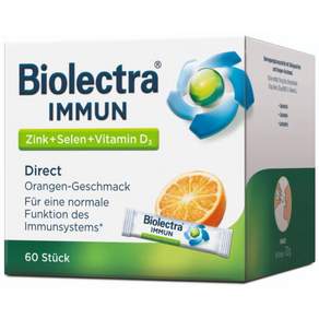 Biolectra 바이오렉트라 이뮨 아연 셀레늄 비타민D3 오렌지 60포, 1개