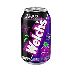 농심/웰치스 포도 제로 355ml x 24개/업소용