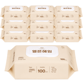 엘븐헤임 도톰한 저자극 엠보싱 100매 물티슈