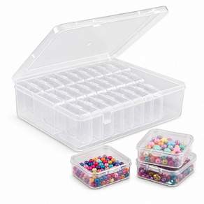 오피스템 다용도 30칸 플라스틱 수납 정리함 악세사리 비즈 보관함 30P 1세트