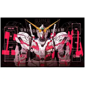600*350*2mm 반다이 게임 건담 GCG DIY 액세서리 카드 Playmat 유 RX78 공중 자유 취미 컬렉션 선물 완구