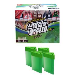 산도깨비 신발장용탈취제 숲속향65g 4p냄새제거 방향제