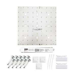 LED모듈 기판 리폼 세트 특수사각등(325x325mm) 50W 삼성 국산 자석 설치