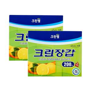 크린랩 크린장갑 200매