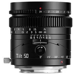 티티아티산 풀프레임 수동 틸트 단렌즈 50mm f1.4, 소니 FE 마운트
