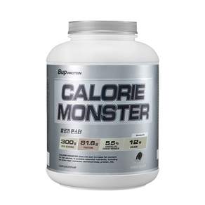 BUP 칼로리몬스터 쿠키앤크림맛 4kg 헬스보충제 단백질보충제 체중증가 게이너