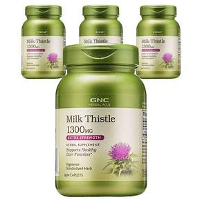 GNCHERBALPLUS 밀크 시슬 1300mg 캐플릿