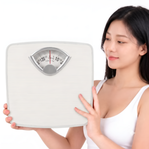 위네스 배터리교체없는 아날로그 체중계 기계식