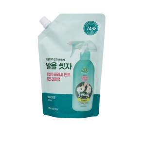 온더바디 발을 씻자 코튼 풋샴푸 리필 프레시민트