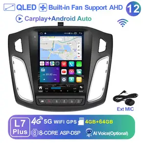 LEHX Pro 자동차 라디오 안드로이드 멀티미디어 14 포드 포커스 3 Mk3 2011-2019 자동 2din Carplay 스테레
