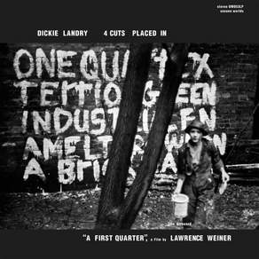 Dickie Landry Artist Vinyl 비닐 LP 레코드 4 Cuts Placed In A First Quarter 미국 발송