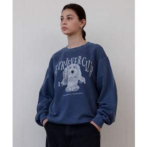 [국내정품] 리트리버클럽 맨투맨RETRIEVER DOLL CREWNECK [피그먼트 맨투맨NAVY] 168156