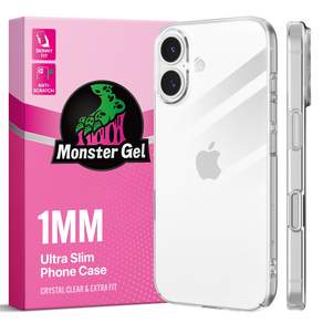 몬스터겔 1mm 초슬림 변색없는 스크래치방지 생폰느낌 휴대폰 케이스