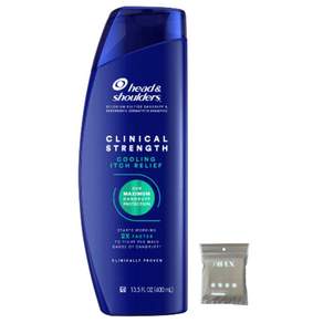 헤드앤숄더 클리니컬 스트렝스 쿨링 이치 릴리프 샴푸 400ml + wipex 퓨어 소프트 코튼 타올 6매입
