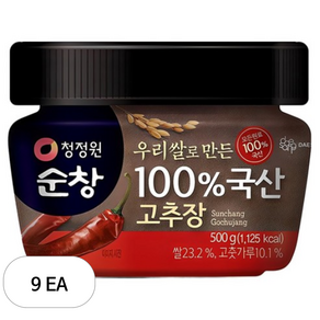 청정원순창 우리쌀로 만든 % 국산 고추장