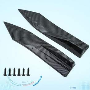 Universal Car Rear Bumper Lip Splitter ABS Material ABS Rear Diffuser compatible with Enhanced Aero
