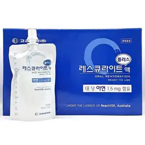 고려제약 레스큐라이트 플러스액 1박스총 12포 564755