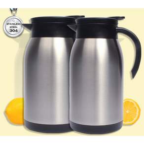 원리빙 304 스텐 보온 보냉 물병 900ml 진공 포트 스테인리스 솥밥 식당 업소용 가정용 손잡이물병