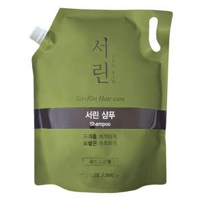 댕기머리 서린 샴푸 리필 2L 대용량 업소용 샴푸 리필 파우치