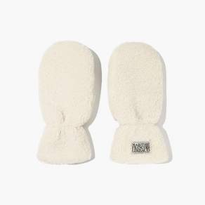 마리떼프랑소와장갑 NQJ MFG45WGV204IVR CLASSIC LOGO FUR MITTENS ivory