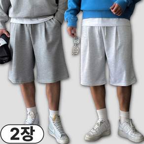 빠델 1+1당일출고 버뮤다팬츠 남자 짐웨어 헬스 운동복 6부 와이드반바지