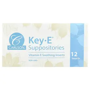늘 감사드립니다 Carlson (칼슨) Key-E® 좌약 12개입 많은관심감사드립니다