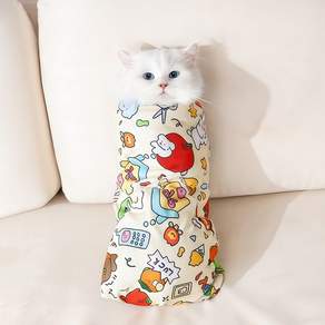 고양이 케어용 할큄방지 자가접착 매직 그루밍 랩