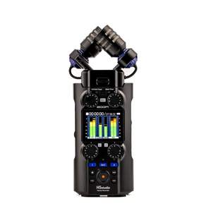 ZOOM H5studio PCMIC 32bit 19.4 XY 4 6 줌 핸디 레코더 리니어 레코더 블랙 플로트