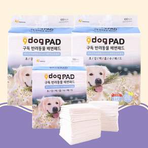 구독 반려동물 배변패드 50 x 41cm 상큼한 레몬향 100매
