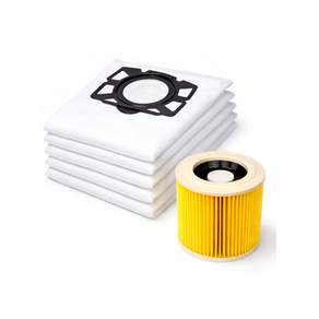 솔리템 카처 청소기 WD2 PLUS WD3 먼지봉투 5매+필터1개 호환