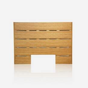 샤바스 논슬립 우드무늬 욕실발판 트임 62 x 45 cm