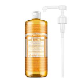 닥터브로너스 퓨어 캐스틸 솝 시트러스 950ml + 전용펌프